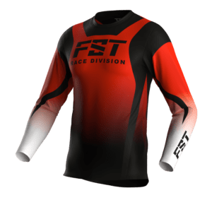 RED BASICS MOTOCROSS JERSEY - Image 4