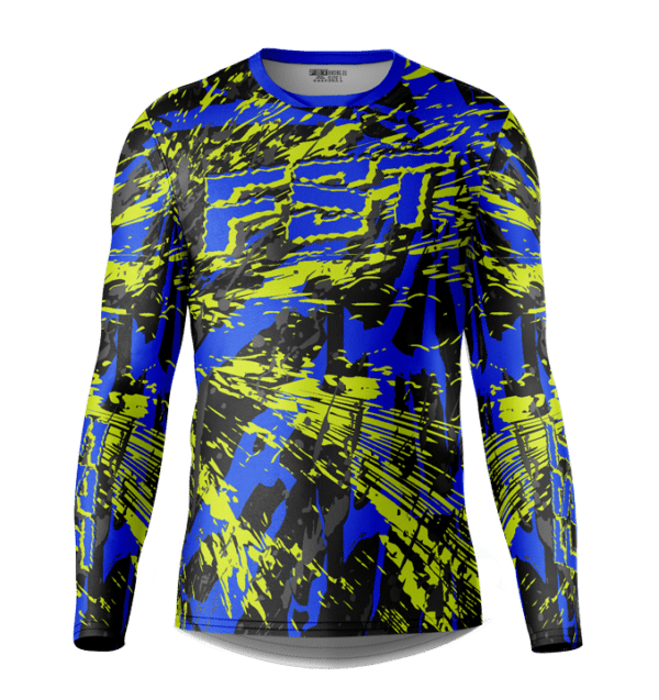 Venom Neon/Blue Motocross Jersey