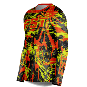 Venom Neon/Orange Motocross Jersey - Image 2