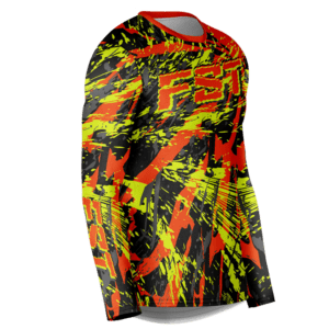 Venom Neon/Orange Motocross Jersey - Image 4