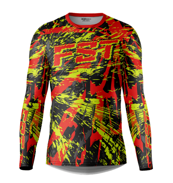 Venom Neon/Red Motocross Jersey