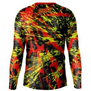 Venom Neon/Red Motocross Jersey - Image 3