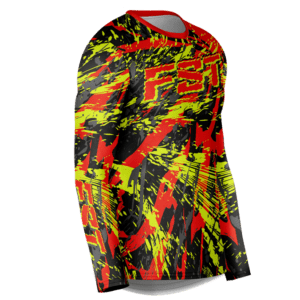 Venom Neon/Red Motocross Jersey - Image 4