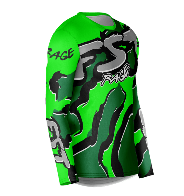 Rage Green/Dark Green Motocross Jersey