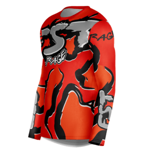 Rage ORANGE Motocross Jersey - Image 2