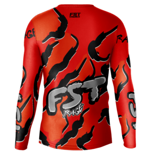 Rage ORANGE Motocross Jersey - Image 3