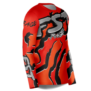 Rage ORANGE Motocross Jersey - Image 4