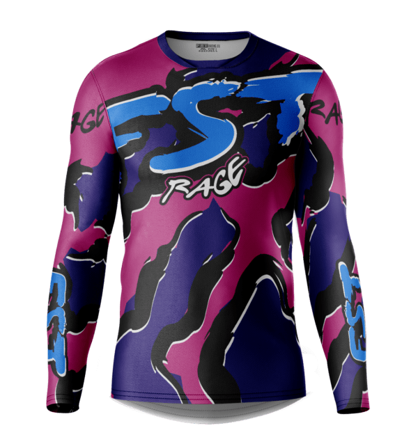 Rage Purple/Dark Purple Motocross Jersey