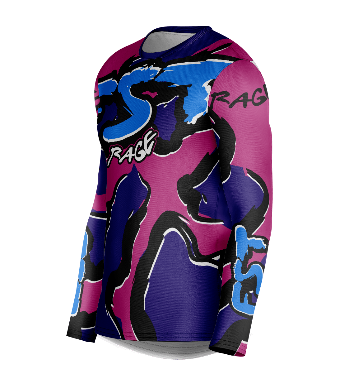 Rage Purple/Dark Purple Motocross Jersey - Image 2