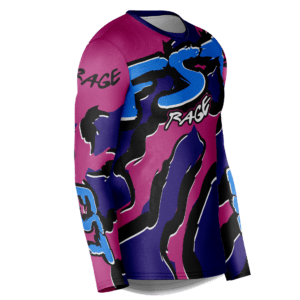 Rage Purple/Dark Purple Motocross Jersey - Image 4