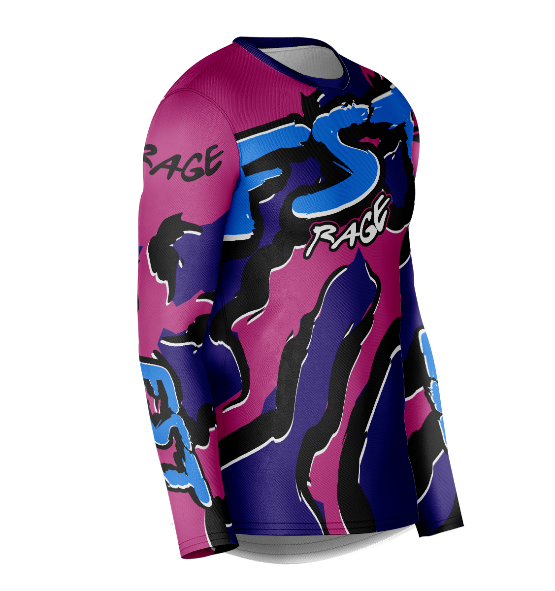 Rage Purple/Dark Purple Motocross Jersey - Image 4